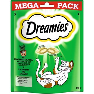 Dreamies Katzensnacks Mega Pack - Sparpaket Katzenminze Geschmack (4 x 180 g)