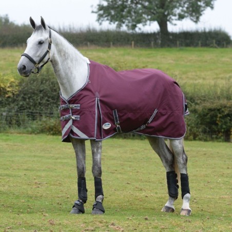 Weatherbeeta Comfitec Plus Dynamic II Standard Medium/Lite 100g - maroon/grey/white