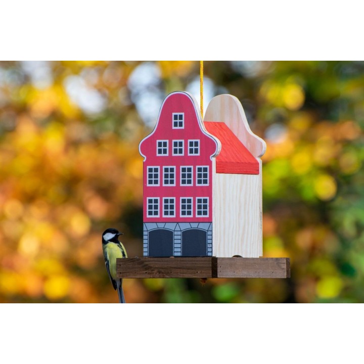 Buntes Deko-Vogelhaus "Münster"