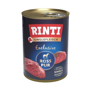 Rinti Singlefleisch Exclusive Ross pur 12x400g
