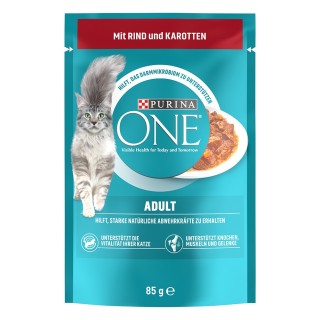 PURINA ONE Adult - Rind & Karotte (26 x 85 g)
