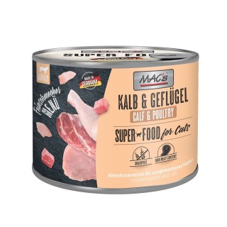 MAC's Cat Feinschmecker Menü Kalb und Geflügel 6x200g