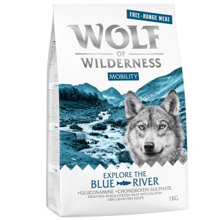 Wolf of Wilderness "Explore The Blue River" Mobility - Freilandhuhn & Lachs - 1 kg