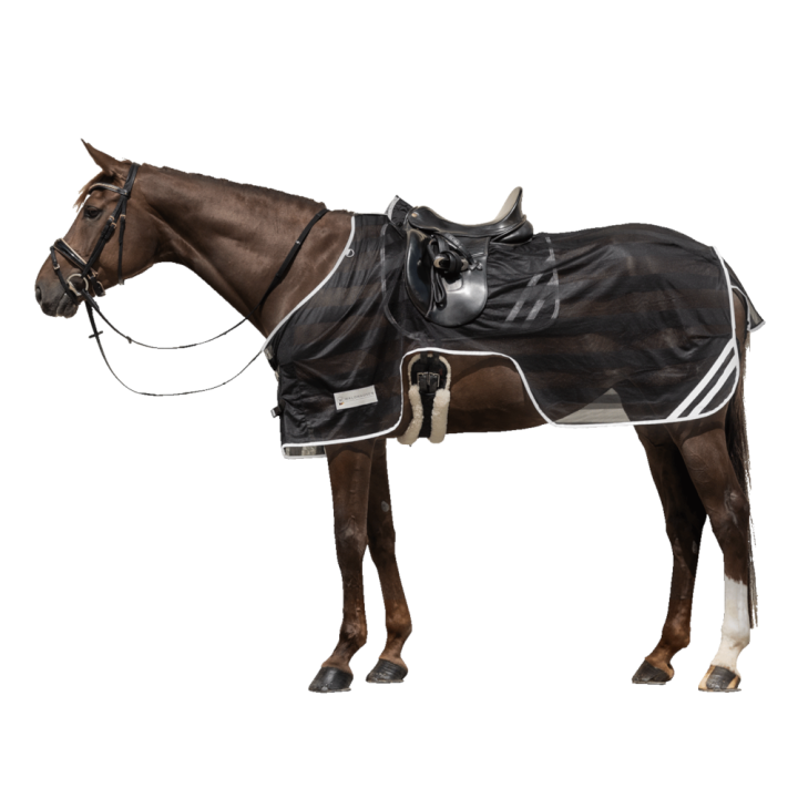 Waldhausen Reflex Ausreitdecke - Schwarz/Silbergrau