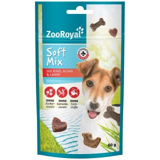 ZooRoyal Soft Mix mit Rind, Lamm & Huhn 60g