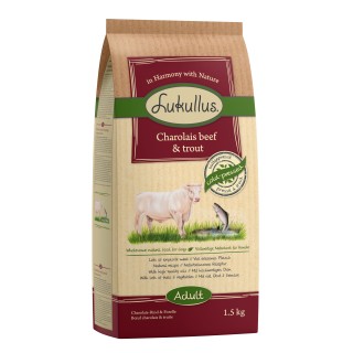 Lukullus Kaltgepresst Rind & Forelle - Sparpaket: 4 x 1,5 kg