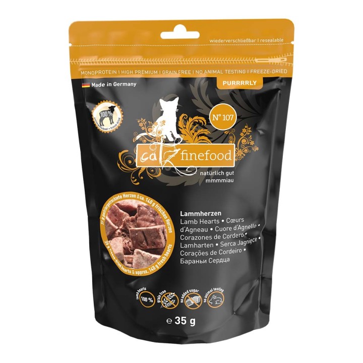 catz finefood Purrrrly No.107 Lammherzen 35g