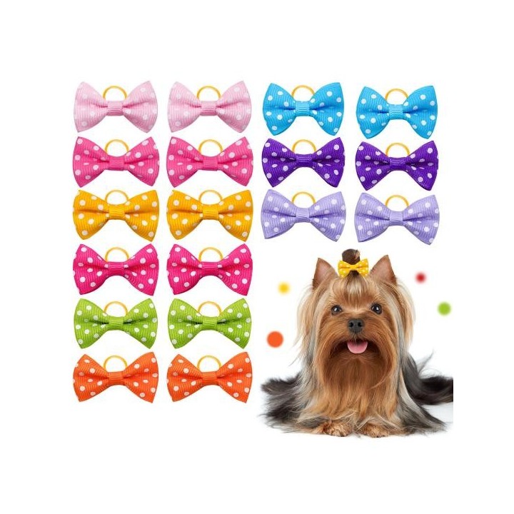 Schön aussehende Haarbänder für Haustiere, niedlich, dekorativ aus Polyester