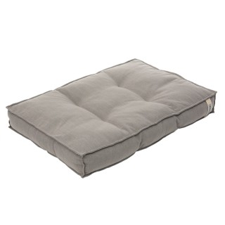 Hundebett Hamilton ecoLIFE Grau - L 90 x B 62 x H 12 cm