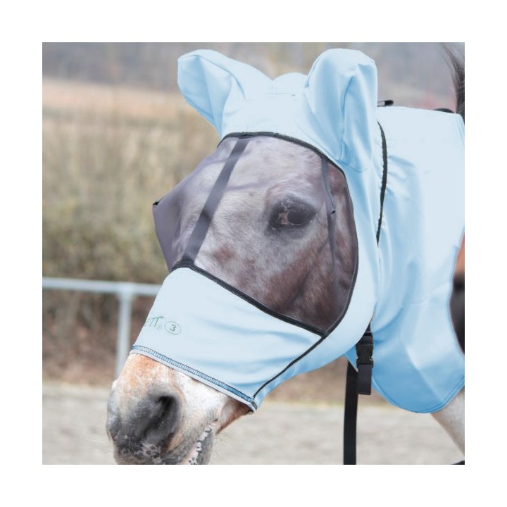 Boett Fliegenmaske Sweet Itch Hood - iceblue (Gr. 85-115)