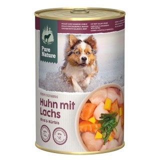 Pure Nature ADULT Huhn mit Lachs & Rind 6x400g
