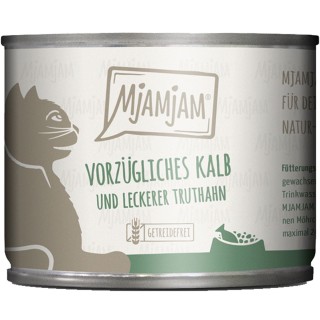 MjAMjAM vorzügliches Kalb&Truthahn an leckeren Möhrchen 6x200g