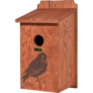 Nistkasten mit Siebdruckmotiv "Star"