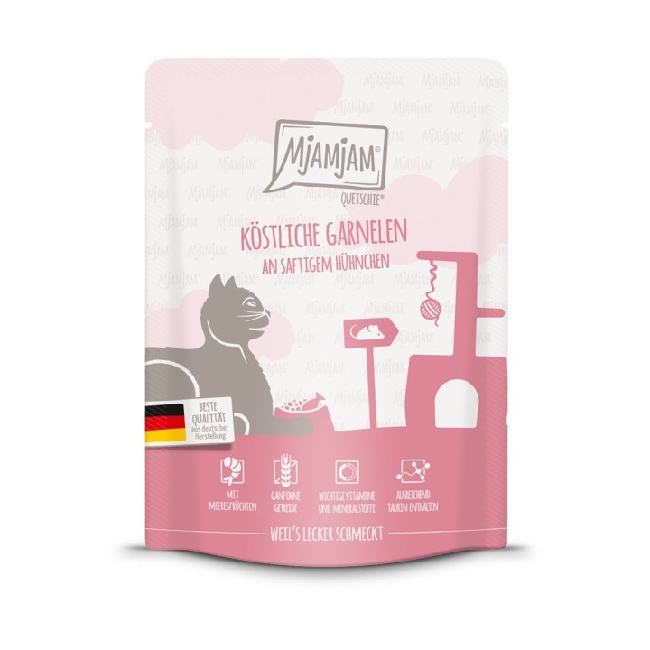 MjAMjAM Quetschie Garnelen an saftigem Hühnchen 6x300g