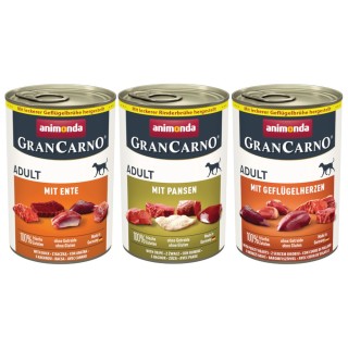 animonda GranCarno Original Adult 6 x 400 g - Mixpaket 2 (3 Sorten)