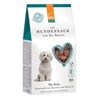 Defu Bio-Keks Amaranth mit Karotte und Kokosöl 150g