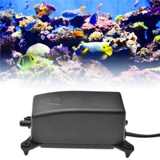 Ultra Silent Aquarium Luftpumpe Aquarium zunehmende Sauerstoffpumpe Soft Pump Schlauch Air Stone EU-Stecker EU Plug