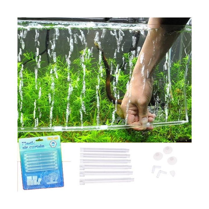 Air Stone Aquarium Aquarium Pump Zubehör Wand Bubble Tube Belüftungsrohr 60cm