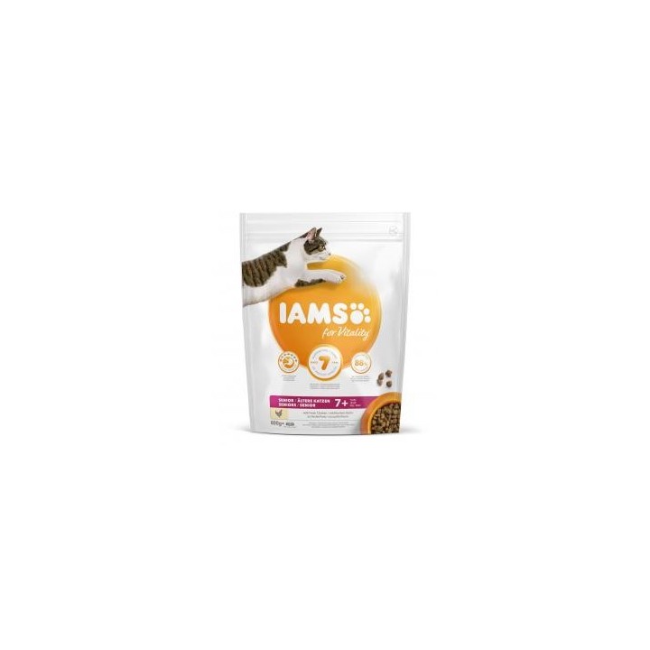 Iams for Vitality Katzenfutter Senior mit frischem Huhn