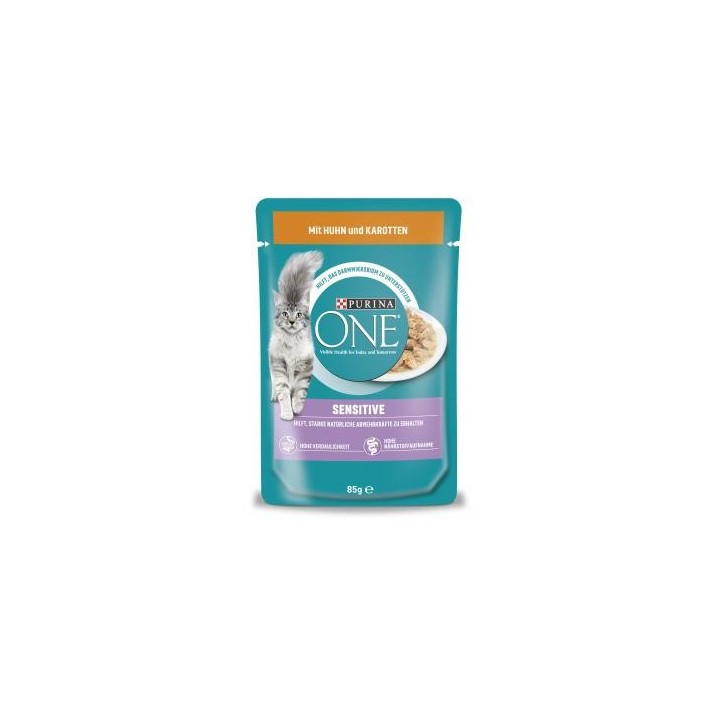Purina One Sensitive mit Huhn und Karotten