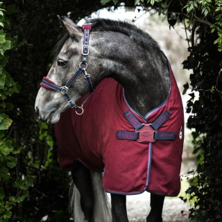 Horseware Rambo Helix Stable Sheet Disc Front - Burgundy 0g