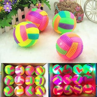 Monoceros LED blinkt, Farbwechsel, springende Massage, Igelball, Volleyball, Kinderspielzeug