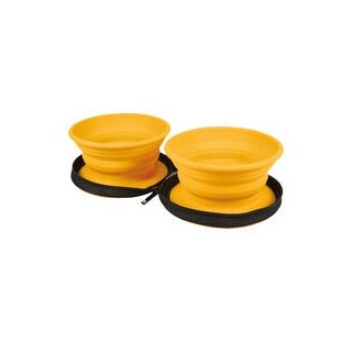 Kiwi Walker Reise-Doppelfaltnapf [gelb-orange]