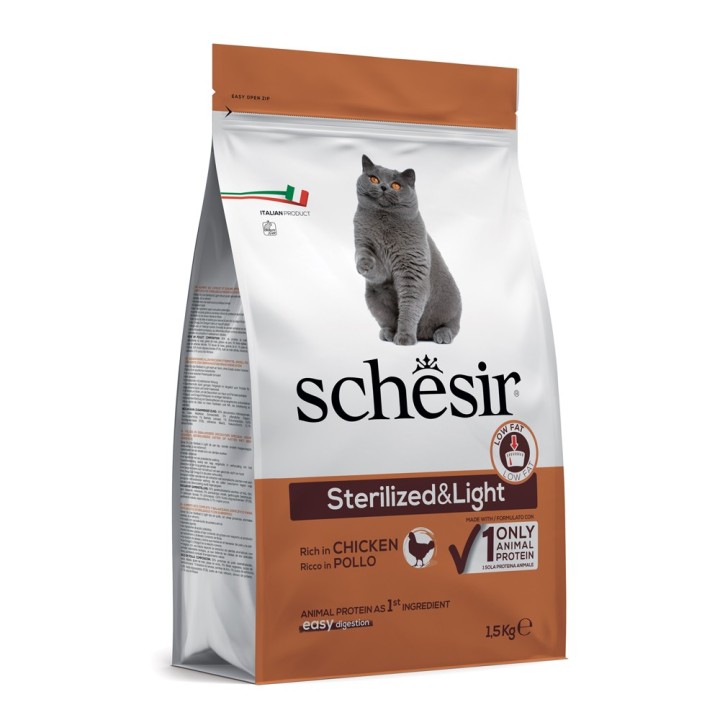 Schesir Sterilized & Light mit Huhn - 1,5 kg