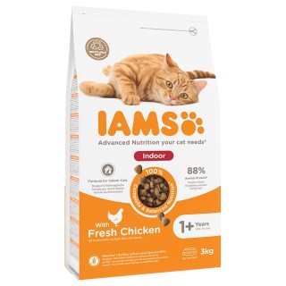 IAMS Advanced Nutrition Indoor Cat mit Huhn - 3 kg