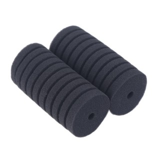 2 Stücke Aquarium Filterschwamm Für Xy-2822/2821 Filter Aquarium Luftpumpe Filter 12*6cm schwarz
