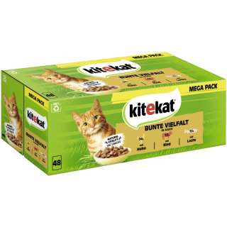 Portionsbeutel Multipack Bunte Vielfalt in Sauce 3 Varietäten 48 x 85g