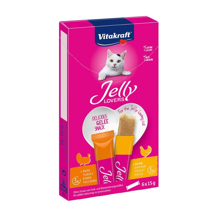 Vitakraft Jelly Lovers Huhn und Pute 6x15g