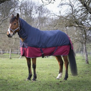 Equithème Tyrex 1200D 0g Combo - navy/burgundy