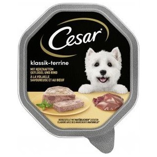 Cesar Klassik-Terrine mit herzhaftem Geflügel und Rind