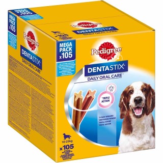 Pedigree DentaStix für mittelgroße Hunde 105 Stück (15x7)
