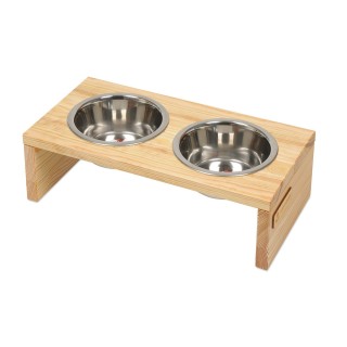 Hundenapfständer Gloria naturbelassen L