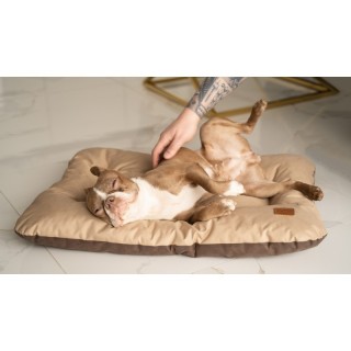 Hundebett-Kissen Mort cappuccino L Tierbett Tiersofa