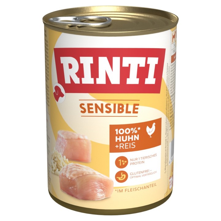 RINTI Sensible 6 x 400 g - Huhn & Reis