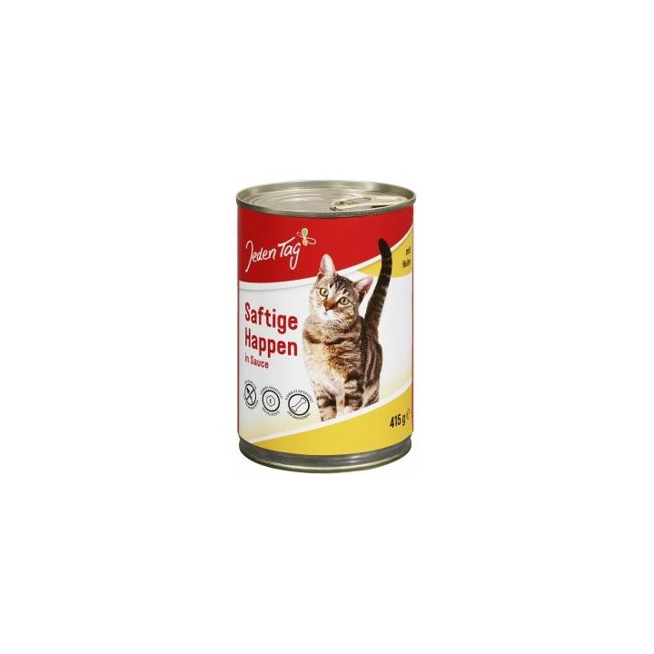 Jeden Tag Katze Saftige Happen in Sauce mit Huhn