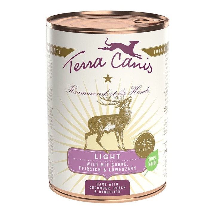 Terra Canis Light - Wild mit Gurke 6x400g