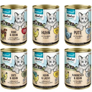 ZooRoyal Minkas Naturkost Mixpaket 6x400g