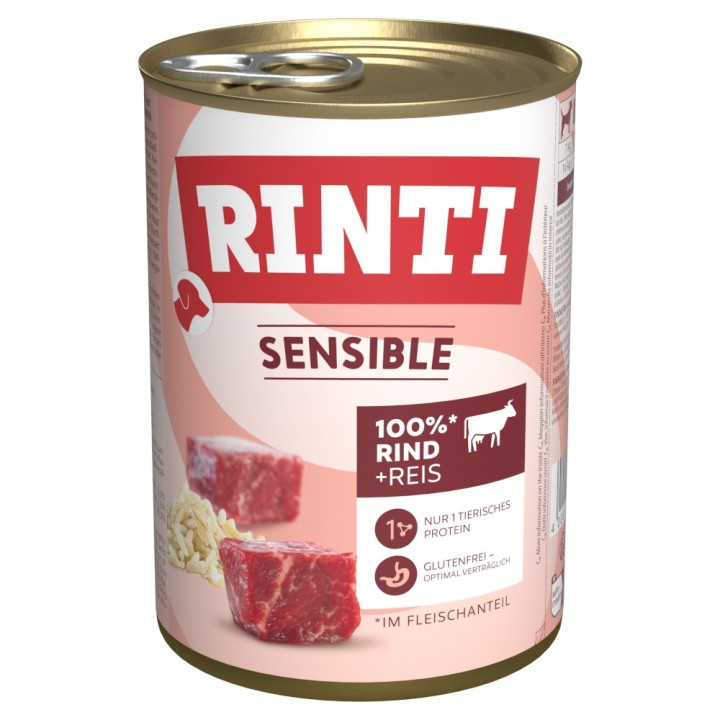 RINTI Sensible 6 x 400 g - Rind & Reis