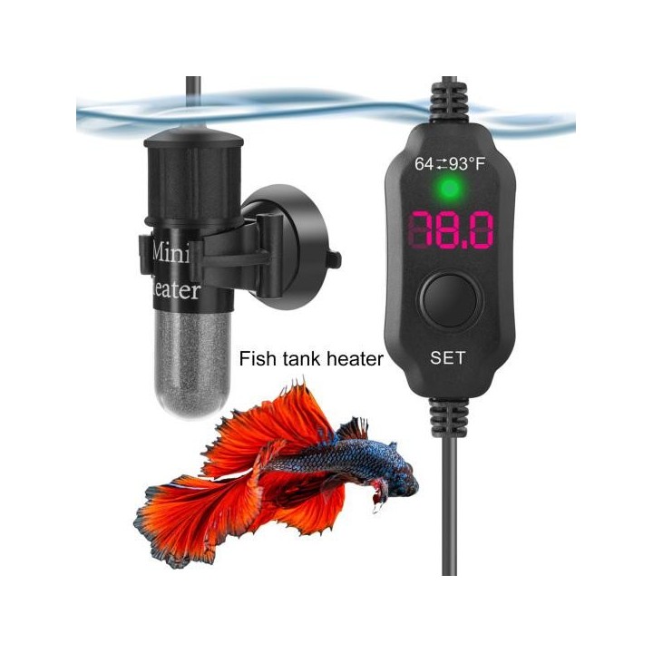 Aquarium-Heizung, lange Lebensdauer, USB, digital, 5 V Spannung, Mini-Temperaturregelung, Nickel-Chrom-Draht, Aquarium-Thermo