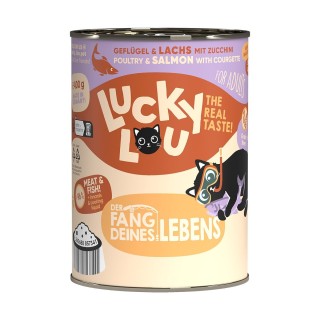 Lucky Lou Lifestage Adult Geflügel & Lachs 6x400g