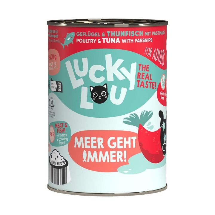 Lucky Lou Lifestage Adult Geflügel & Thunfisch 6x400g