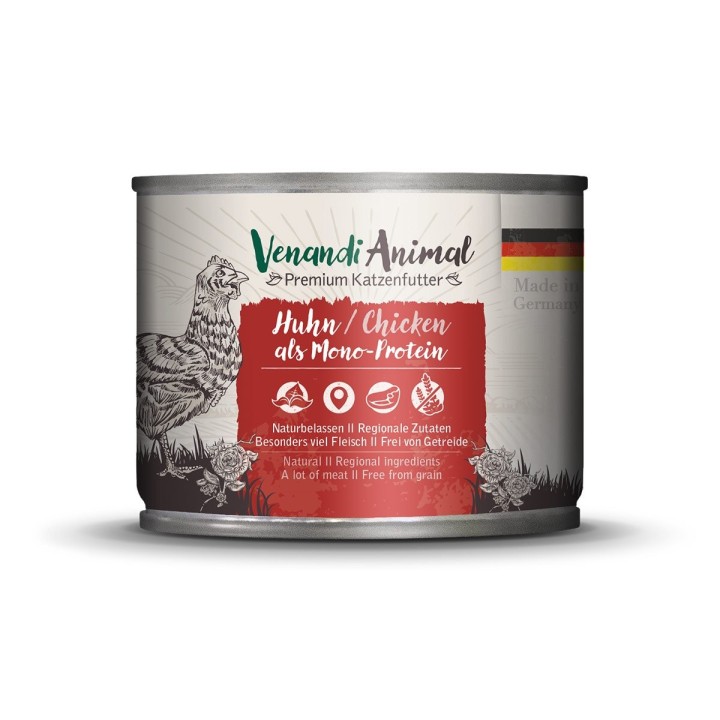 Venandi Animal - Huhn als Monoprotein 6x200g