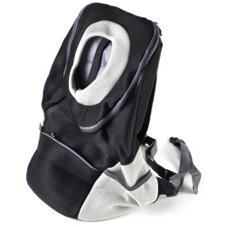 TPFLiving Tiertransporttasche Tiertranportrucksack - Tierrucksack für Ihr Haustier - - schwarz