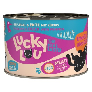 Lucky Lou Adult 6 x 200 g - Geflügel & Ente