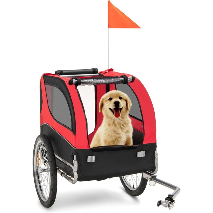 Hundeanhänger für Fahrrad, bis 40 kg belastbar