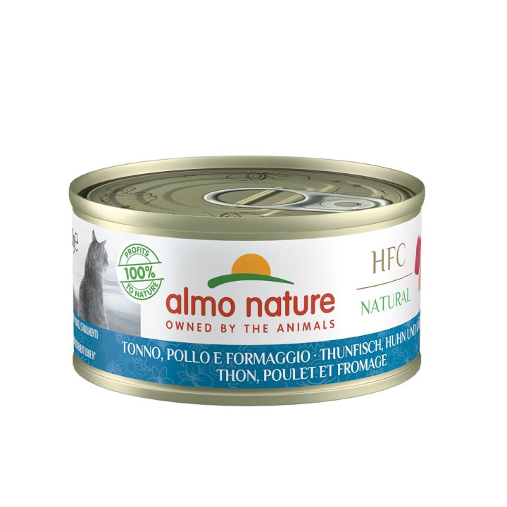 Almo Nature HFC Thunfisch, Huhn & Käse 6x70g